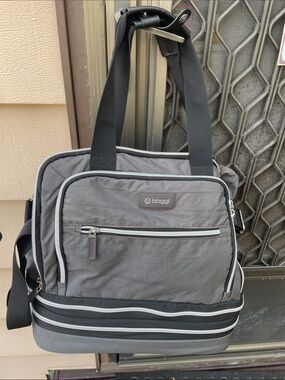 Biaggi Women’s Gray Travel Tote with Multiple Compartments